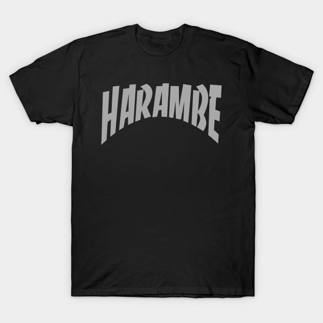 Harambe For Justice Gorilla Animal T-Shirt by otewe84